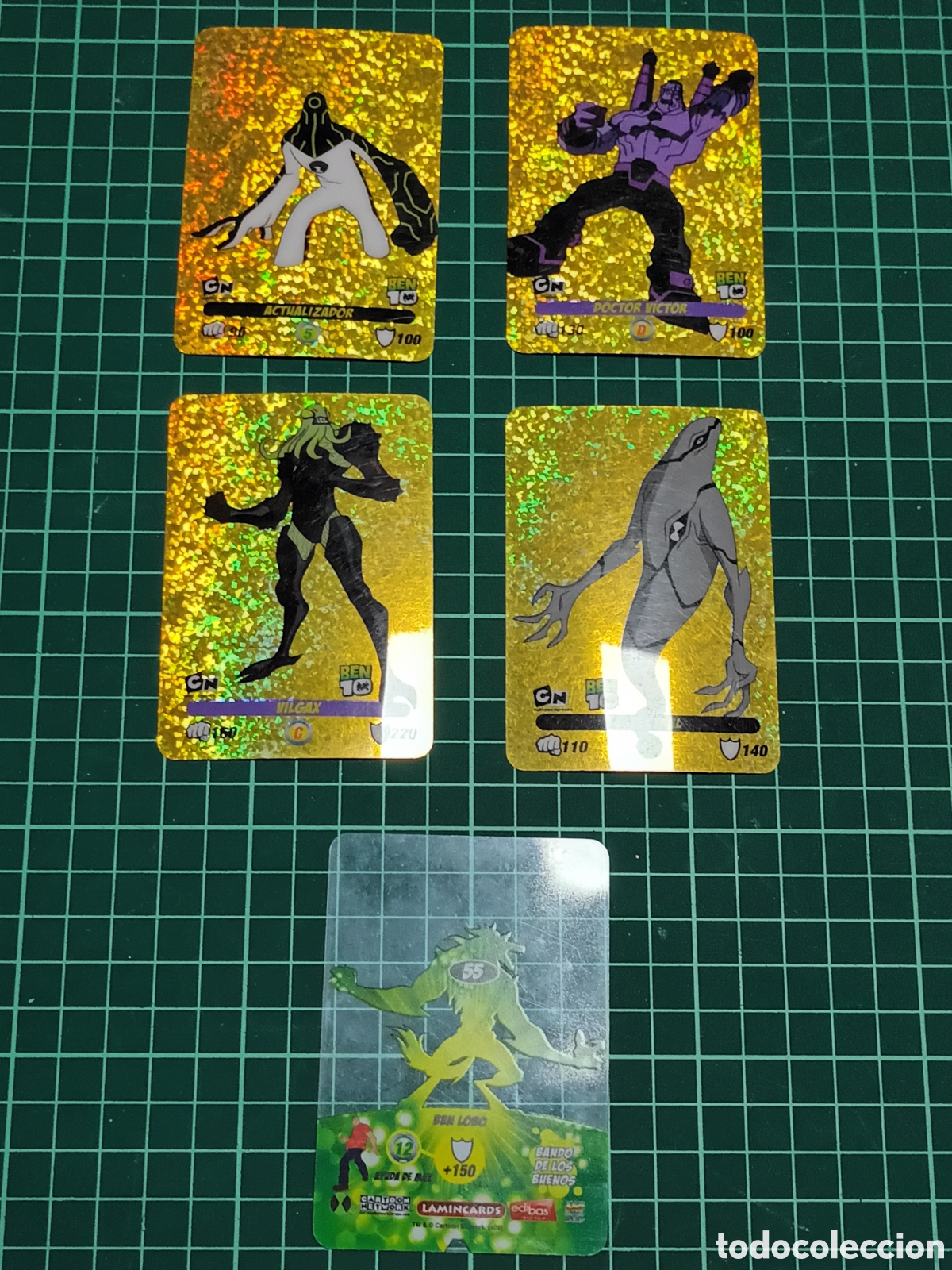 Barajas de cartas: Lote 5 cartas de Ben 10 - Foto 1