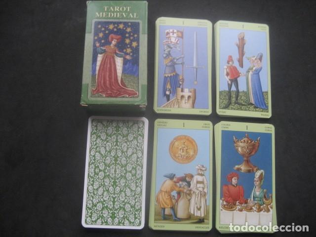 Barajas de cartas: TAROT MEDIEVAL. 78 CARTAS - Foto 4