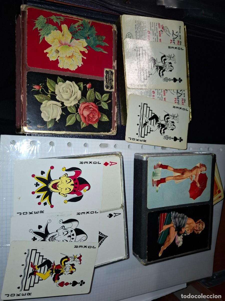 Barajas de cartas: Barajas dobles, plastic coated inglesas - Foto 1