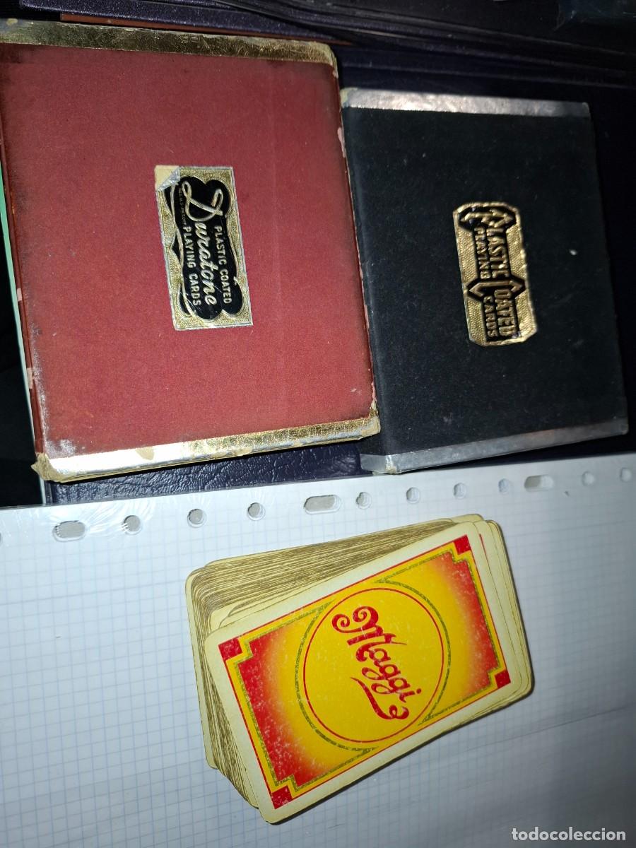 Barajas de cartas: Barajas dobles, plastic coated inglesas - Foto 2