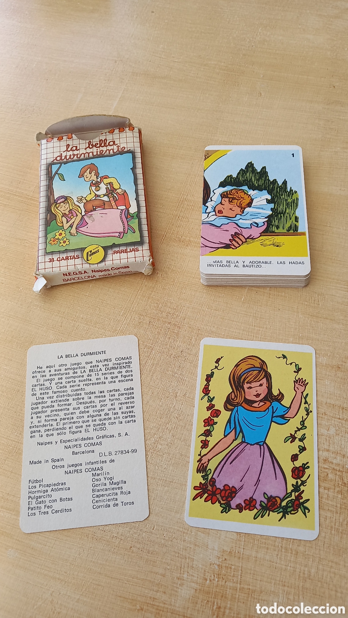 Barajas de cartas: Baraja infantil La Bella durmiente - Foto 2