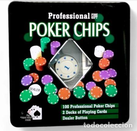 Barajas de cartas: Proffessional Poker Chips Fine Gift Set - Foto 3