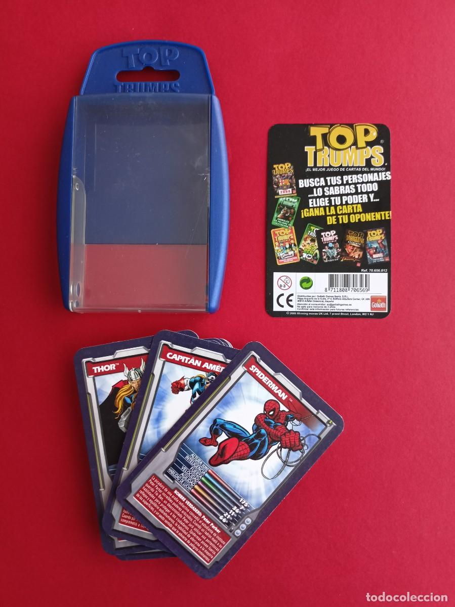 Barajas de cartas: Baraja Marvel de Top Trumps - Foto 2