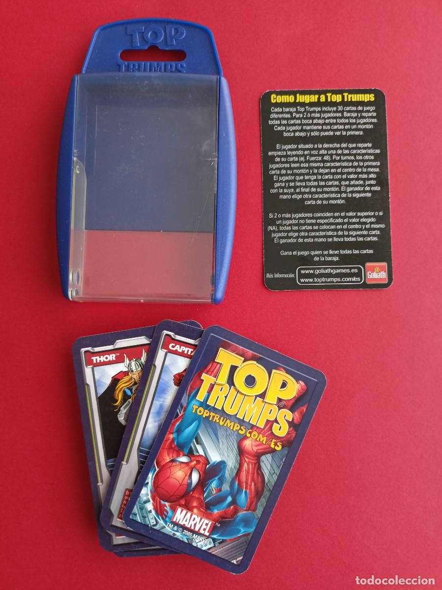 Barajas de cartas: Baraja Marvel de Top Trumps - Foto 3