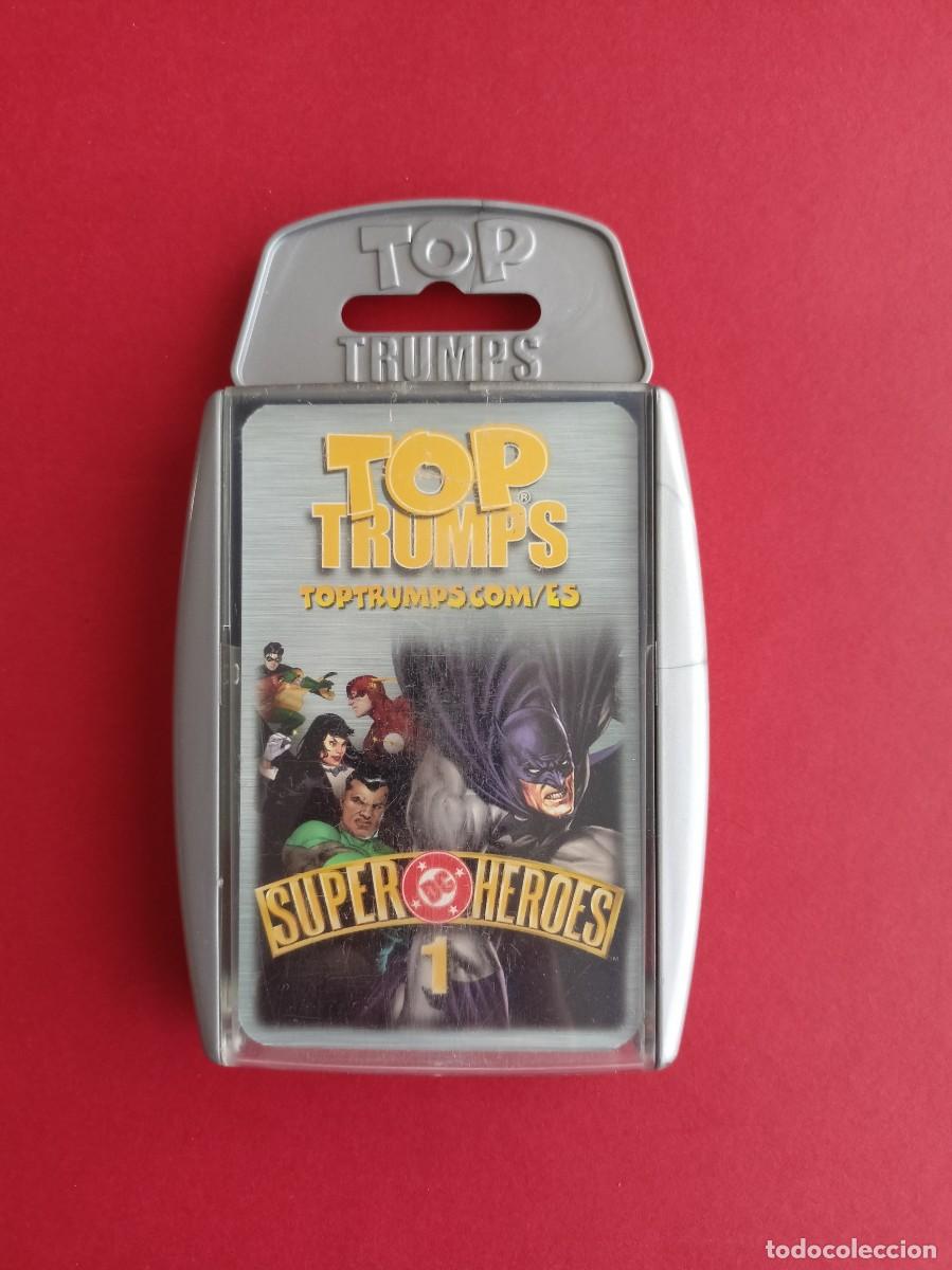 Barajas de cartas: Baraja Super H&eacute;roes de Top Trumps - Foto 1