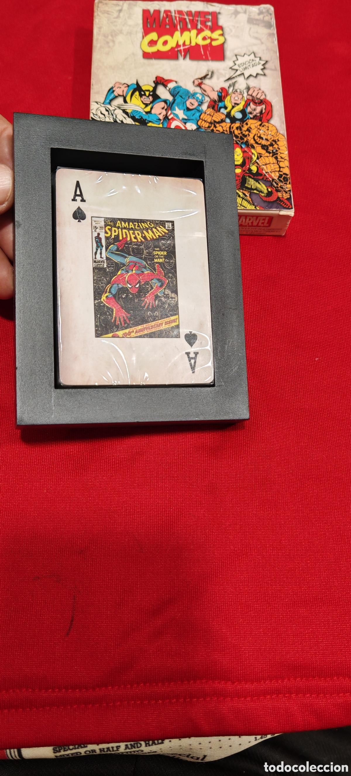 Barajas de cartas: BARAJA DE POKER DEL C&Oacute;MIC DE MARVEL - Foto 1