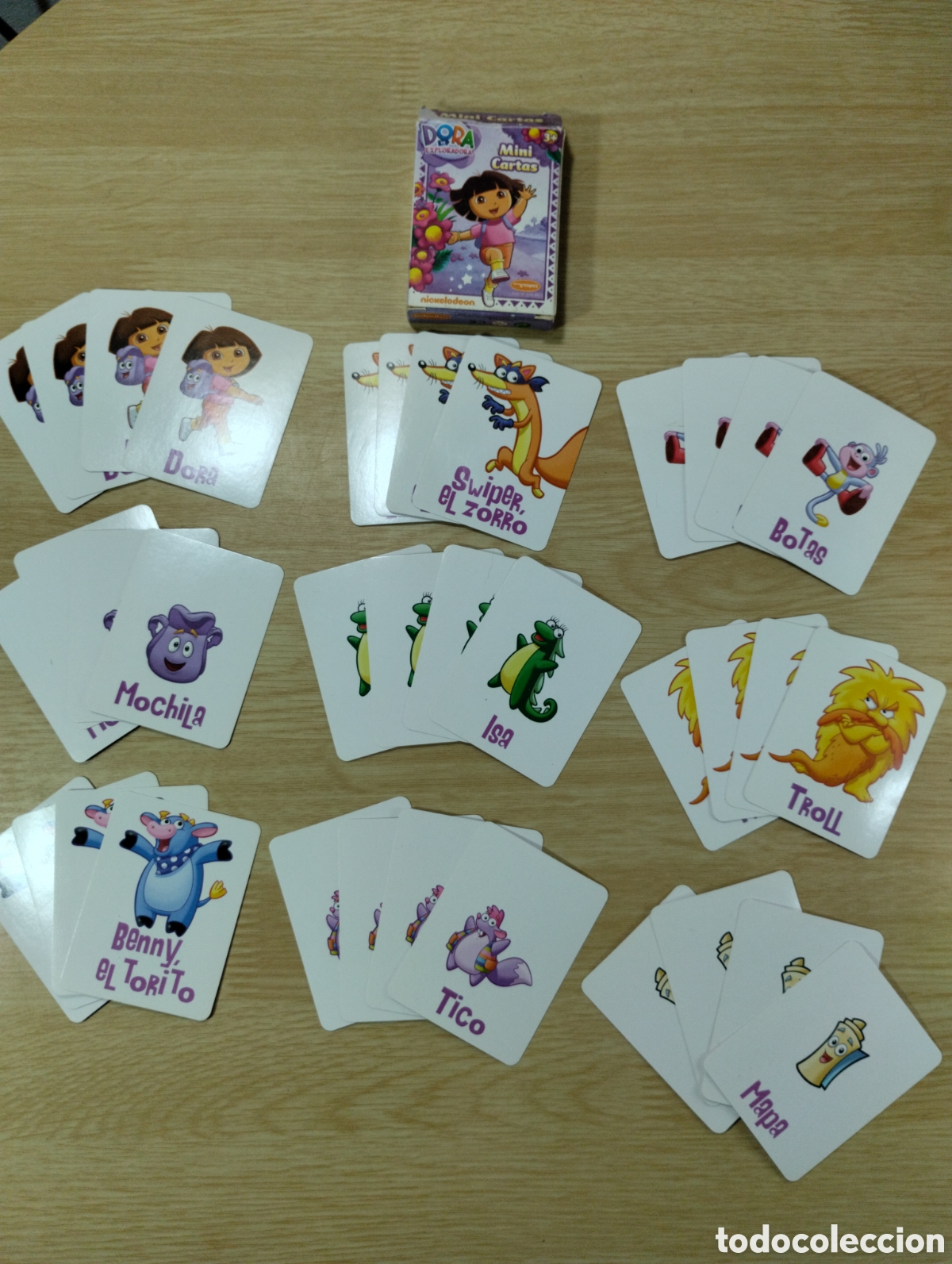 Barajas de cartas: Mini cartas Dora la Exploradora - Foto 3