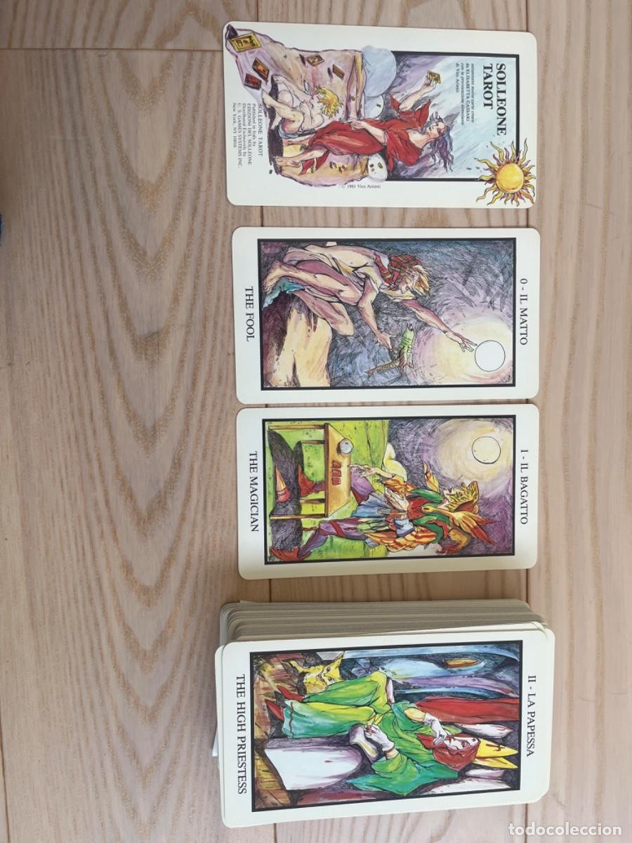 Barajas de cartas: Solleone Tarot Deck Elisabetta Cassari 1983 - Foto 5