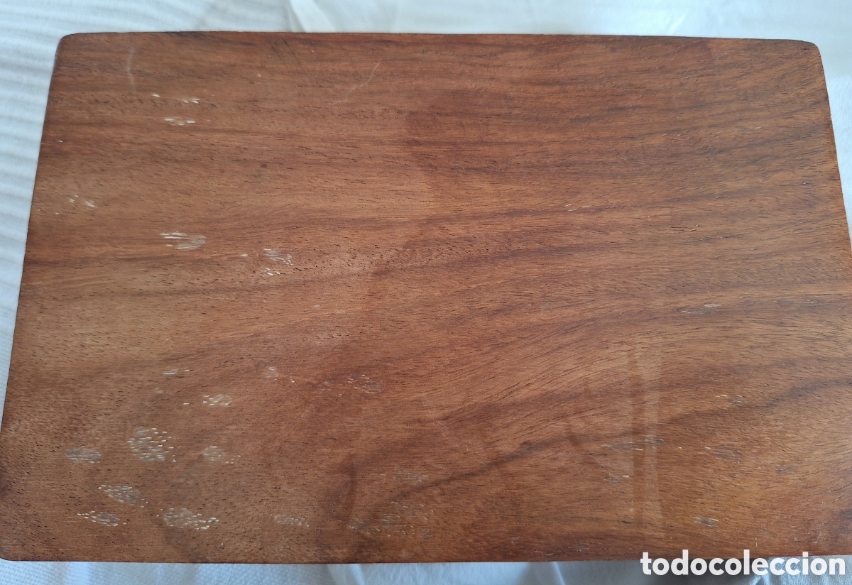 Barajas de cartas: Estuche de madera con cartas y dados - Foto 4
