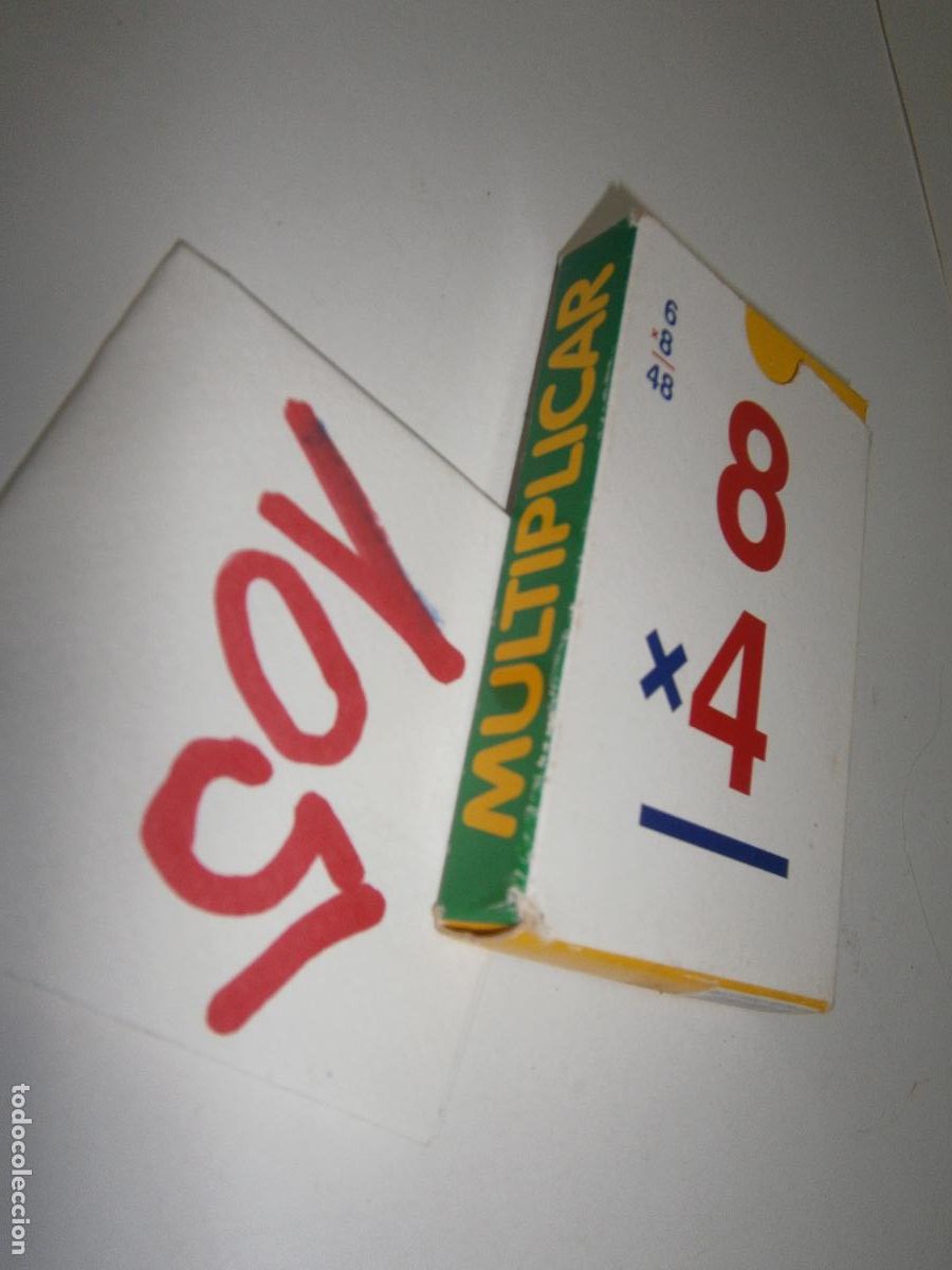 Barajas de cartas: CARTAS INFANTILES - MULTIPLICAR - Foto 1