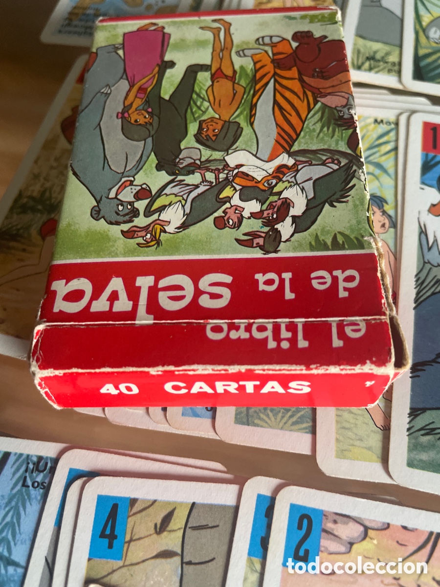 Barajas de cartas: BARAJA DE CARTAS EL LIBRO DE LA SELVA 1968 - Foto 3