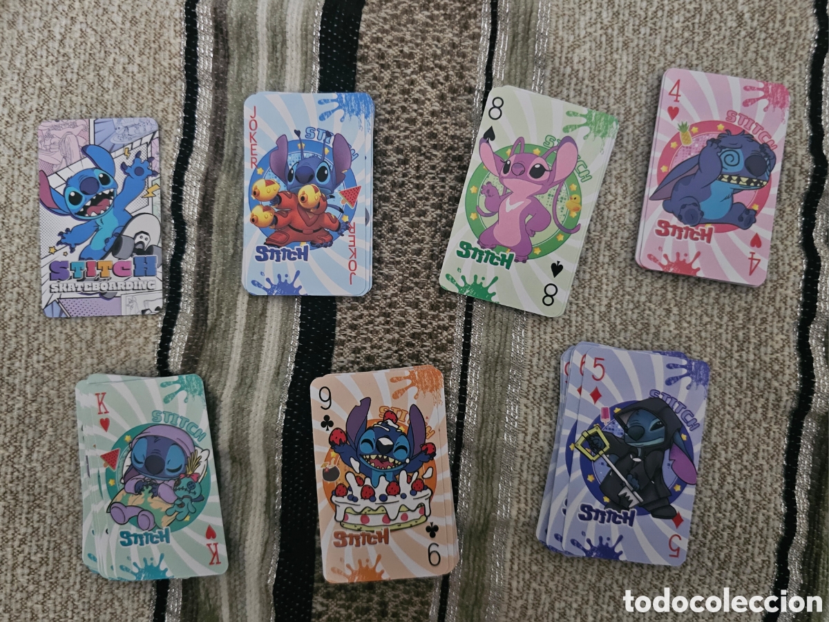 Barajas de cartas: Mini baraja de p&oacute;ker Stitch - Foto 3