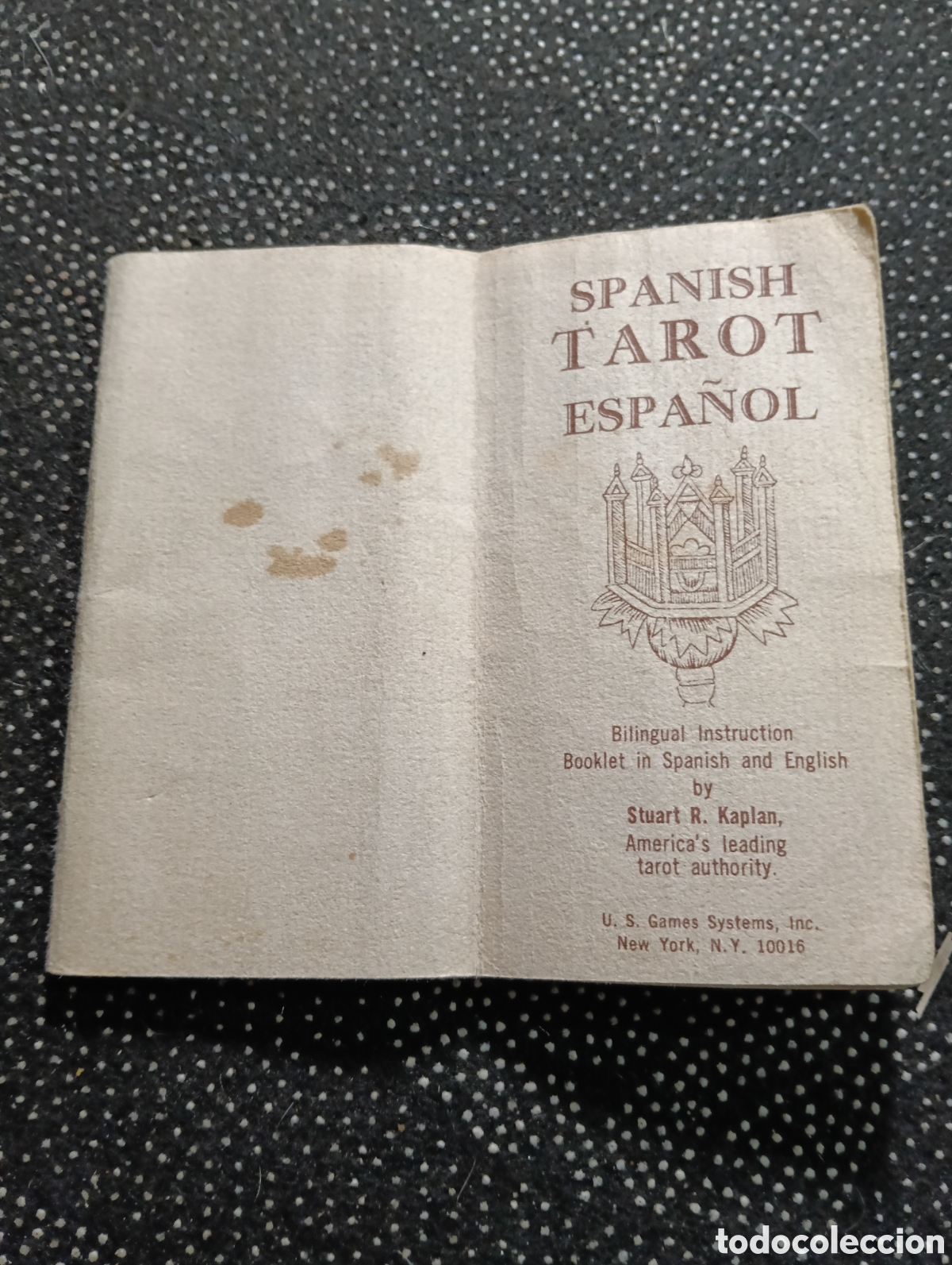 Barajas de cartas: INSTRUCCIONES DE TAROT ESPA&Ntilde;OL, EN CASTELLANO E INGL&Eacute;S - Foto 1