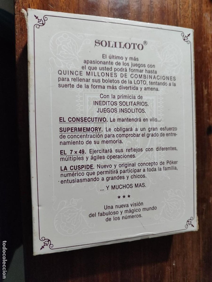 Barajas de cartas: JUEGO DE 2 BARAJAS NUM&Eacute;RICAS SOLILOTO - Foto 2