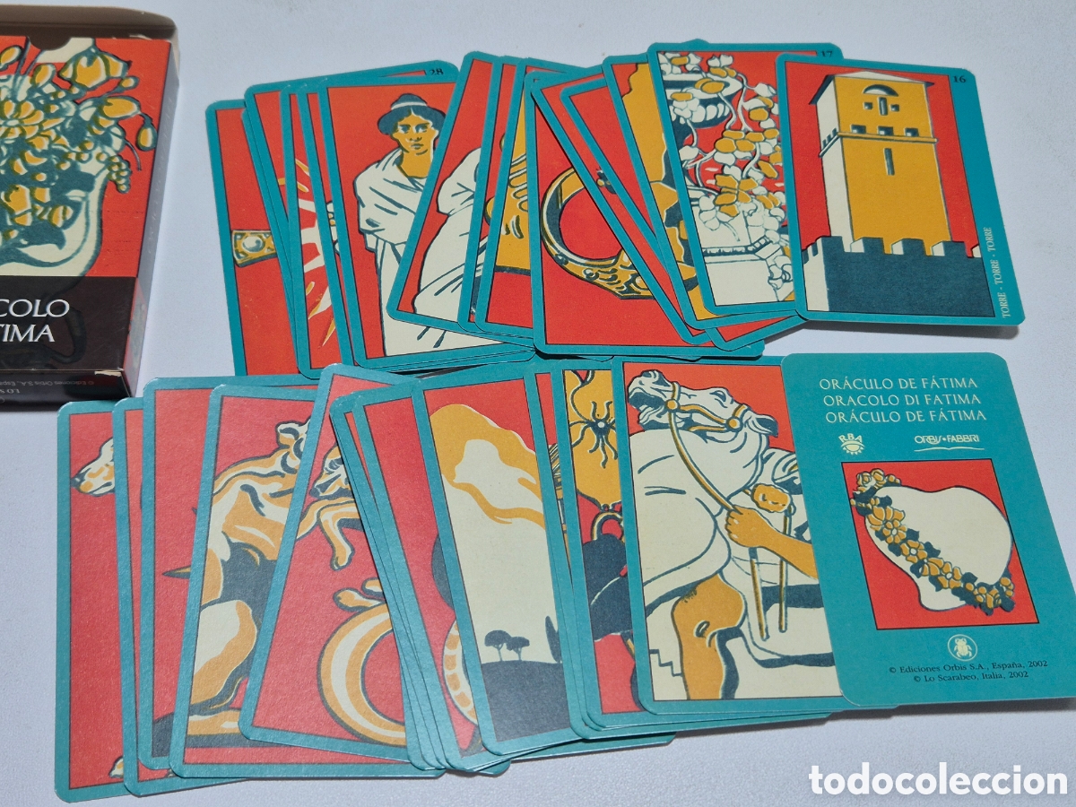 Barajas de cartas: TAROT ORACULO DE FATIMA . ORBIS-FABBRI - Foto 3
