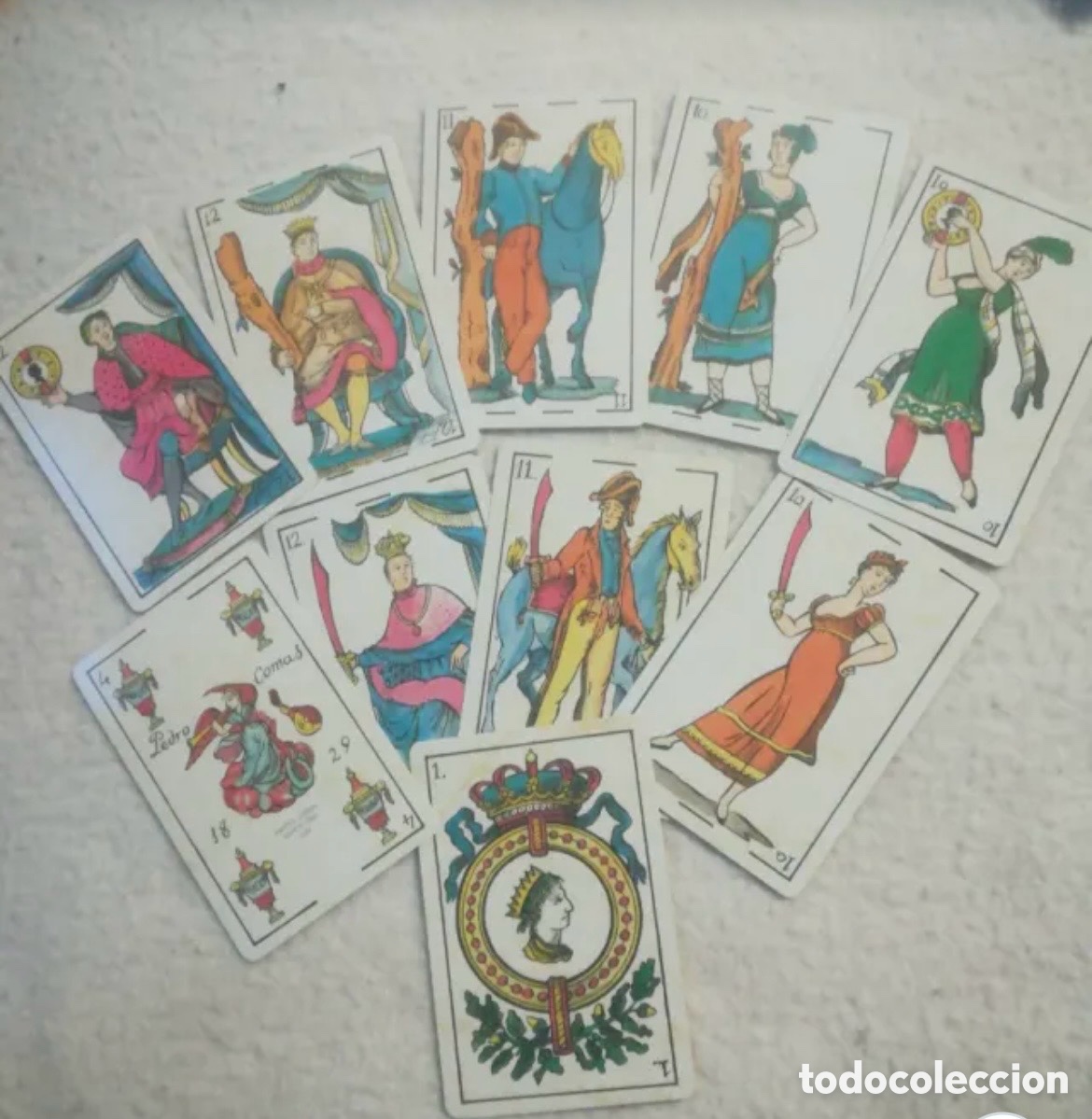 Barajas de cartas: Baraja espa&ntilde;ola Pedro comas - Foto 2