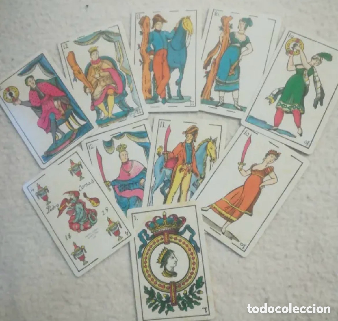 Barajas de cartas: Baraja espa&ntilde;ola Pedro comas - Foto 3