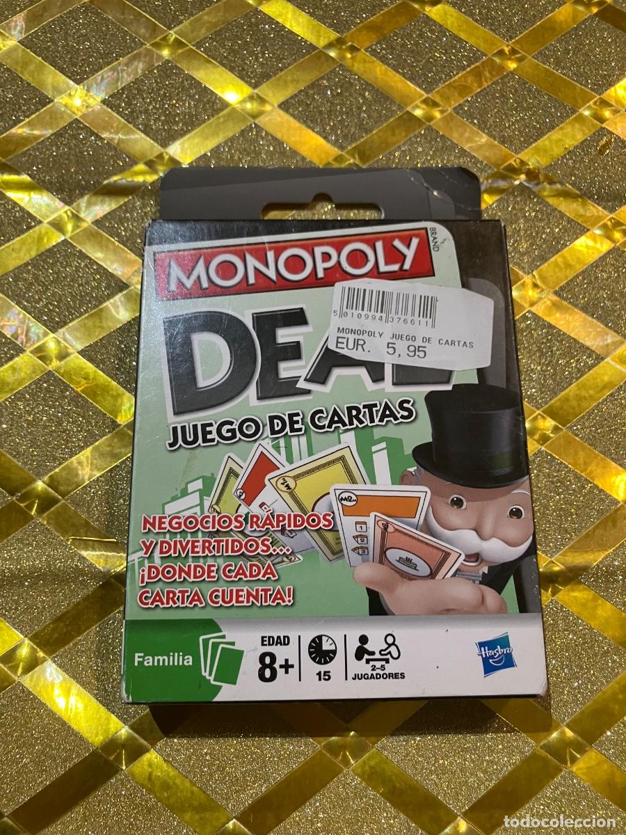 Barajas de cartas: JUEGO DE CARTAS MONOPOLY HASBRO ! - Foto 1