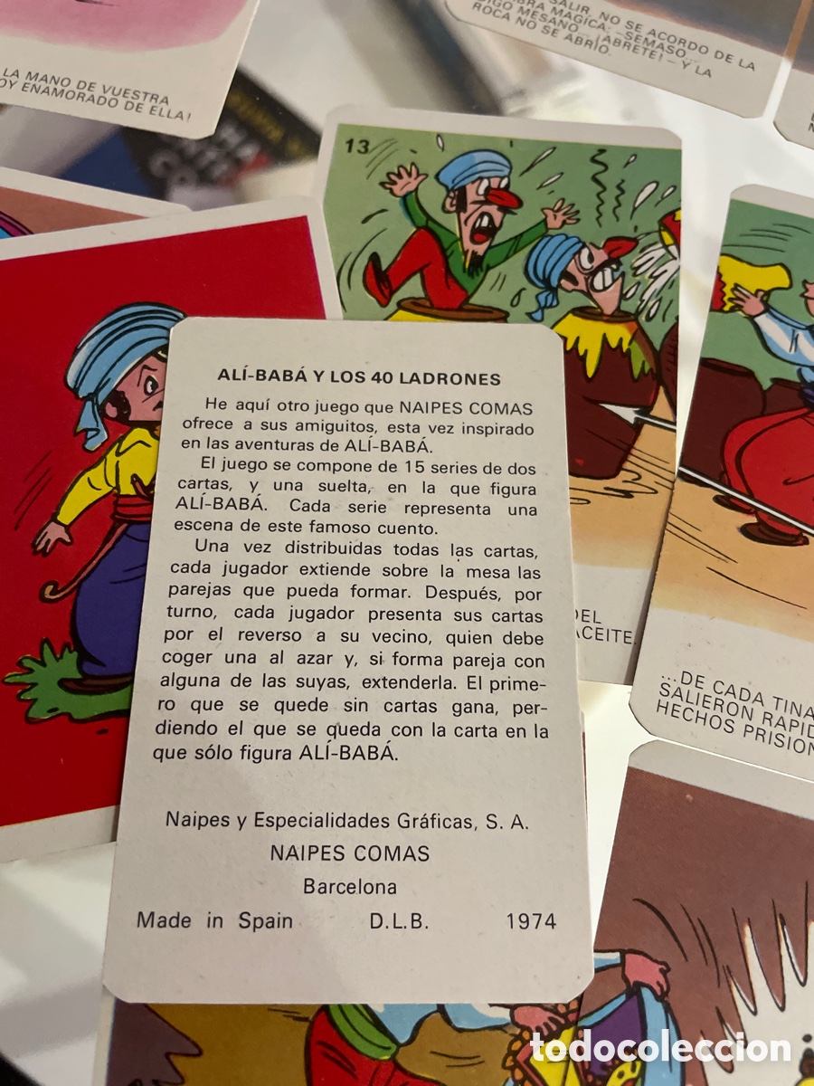 Barajas de cartas: ALI BABA Y LOS 40 LADRONES BARAJA CARTAS - Foto 4
