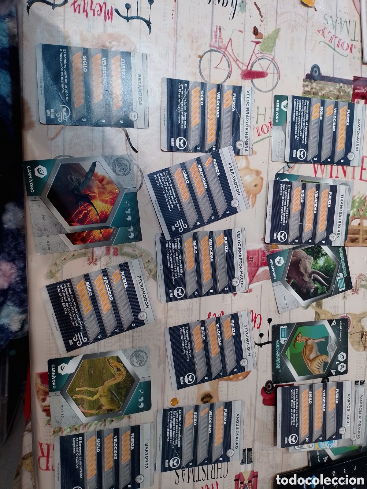 Barajas de cartas: cartas de dinosaurios... - Foto 2