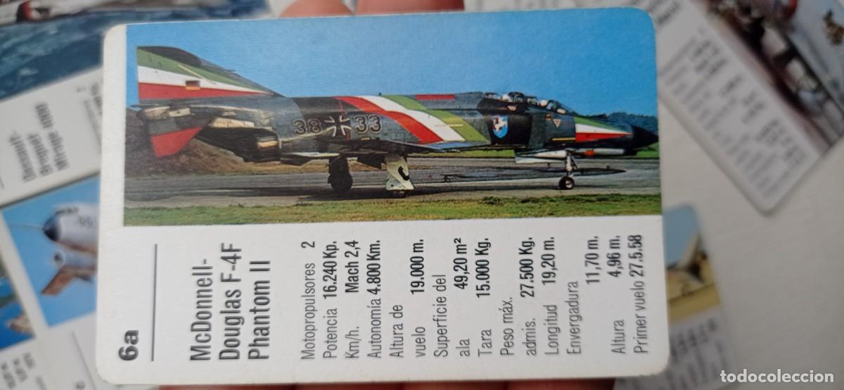 Barajas de cartas: BARAJA AVIONES DE COMBATE DE 1984 - Foto 5