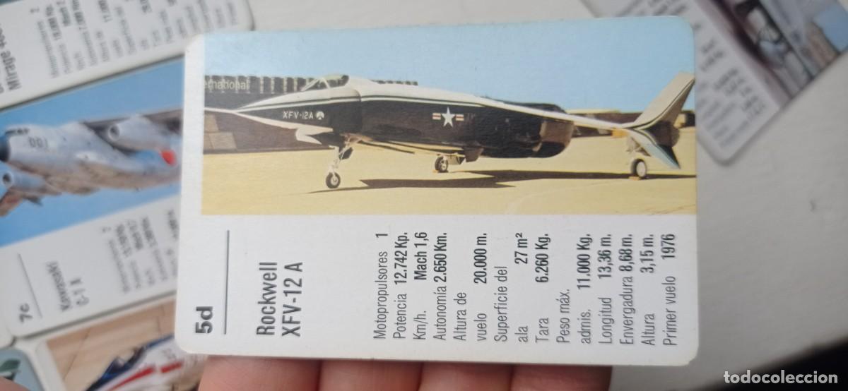 Barajas de cartas: BARAJA AVIONES DE COMBATE DE 1984 - Foto 6