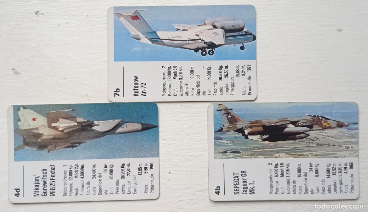 Barajas de cartas: BARAJA AVIONES DE COMBATE DE 1984 - Foto 8