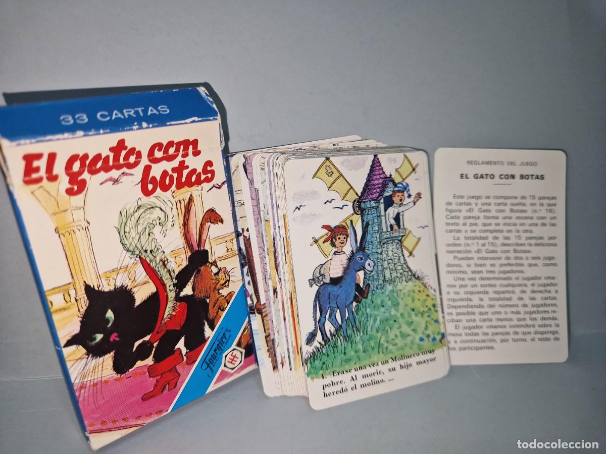 Barajas de cartas: BARAJA INFANTIL DE EL GATO CON BOTAS - Foto 1