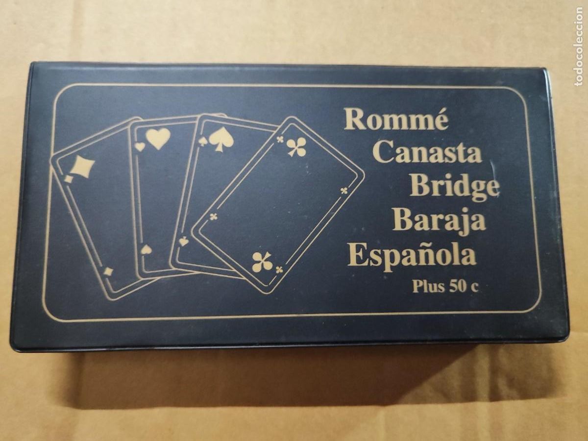 Barajas de cartas: ESTUCHE 3 BARAJAS PVC - Foto 1