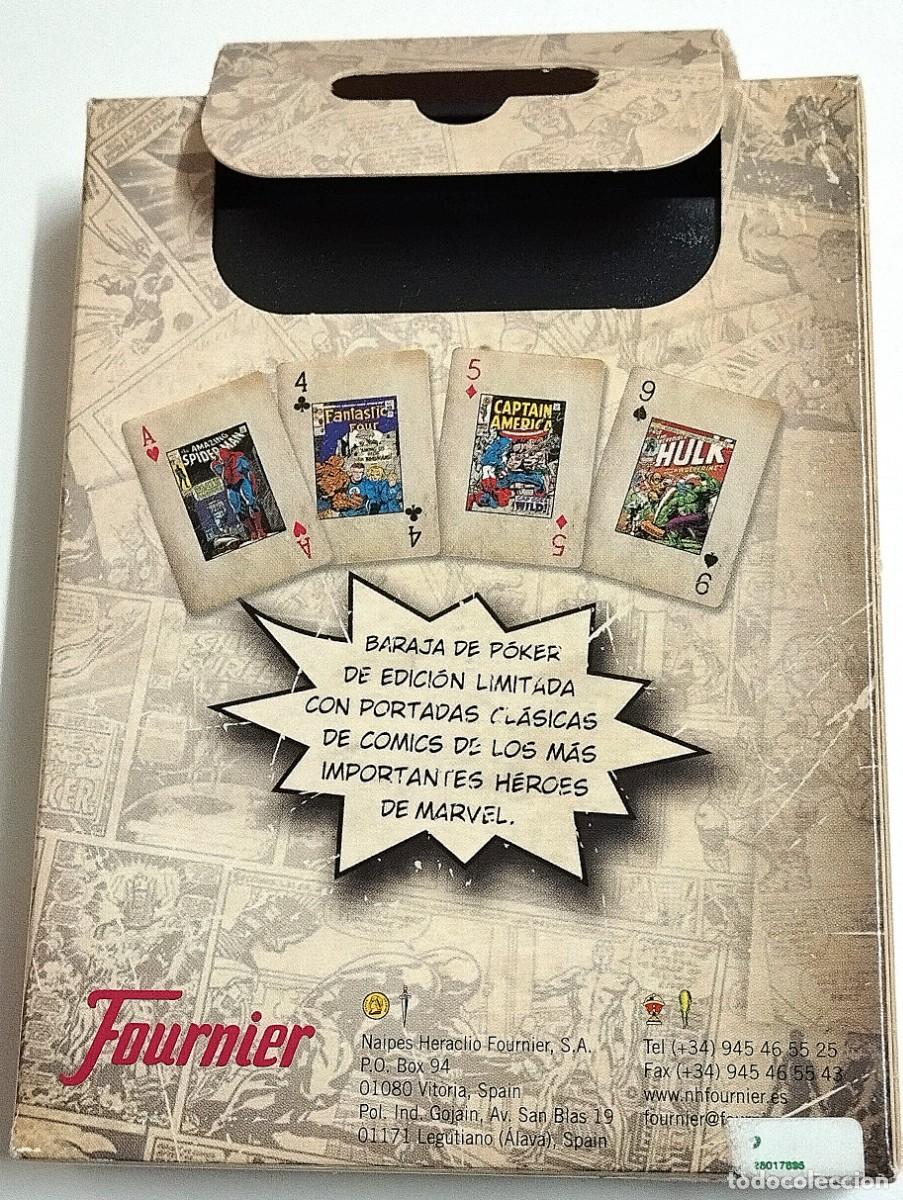 Barajas de cartas: Baraja de p&oacute;ker Marvel Comics, edici&oacute;n limitada, 2009 - Foto 2