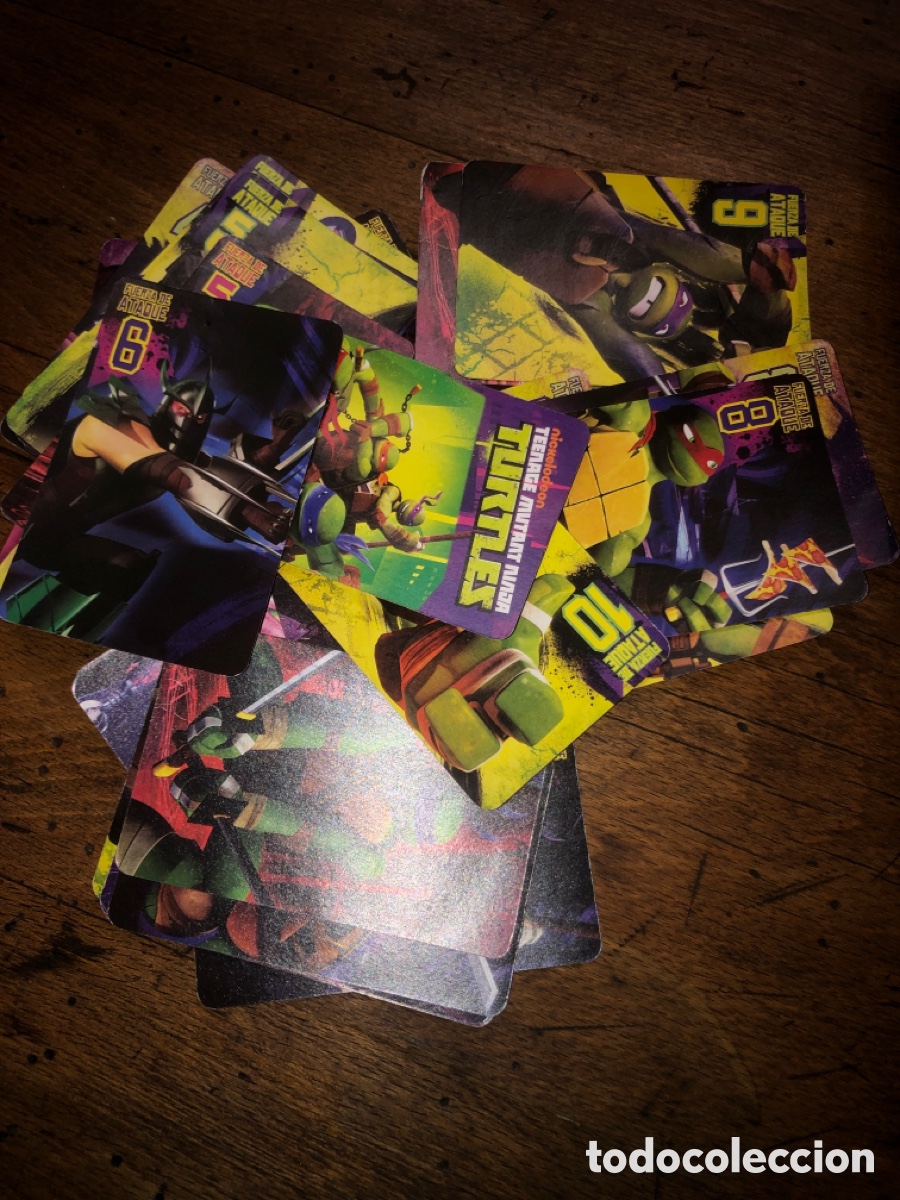 Barajas de cartas: Baraja nickelodeon turtles - Foto 2