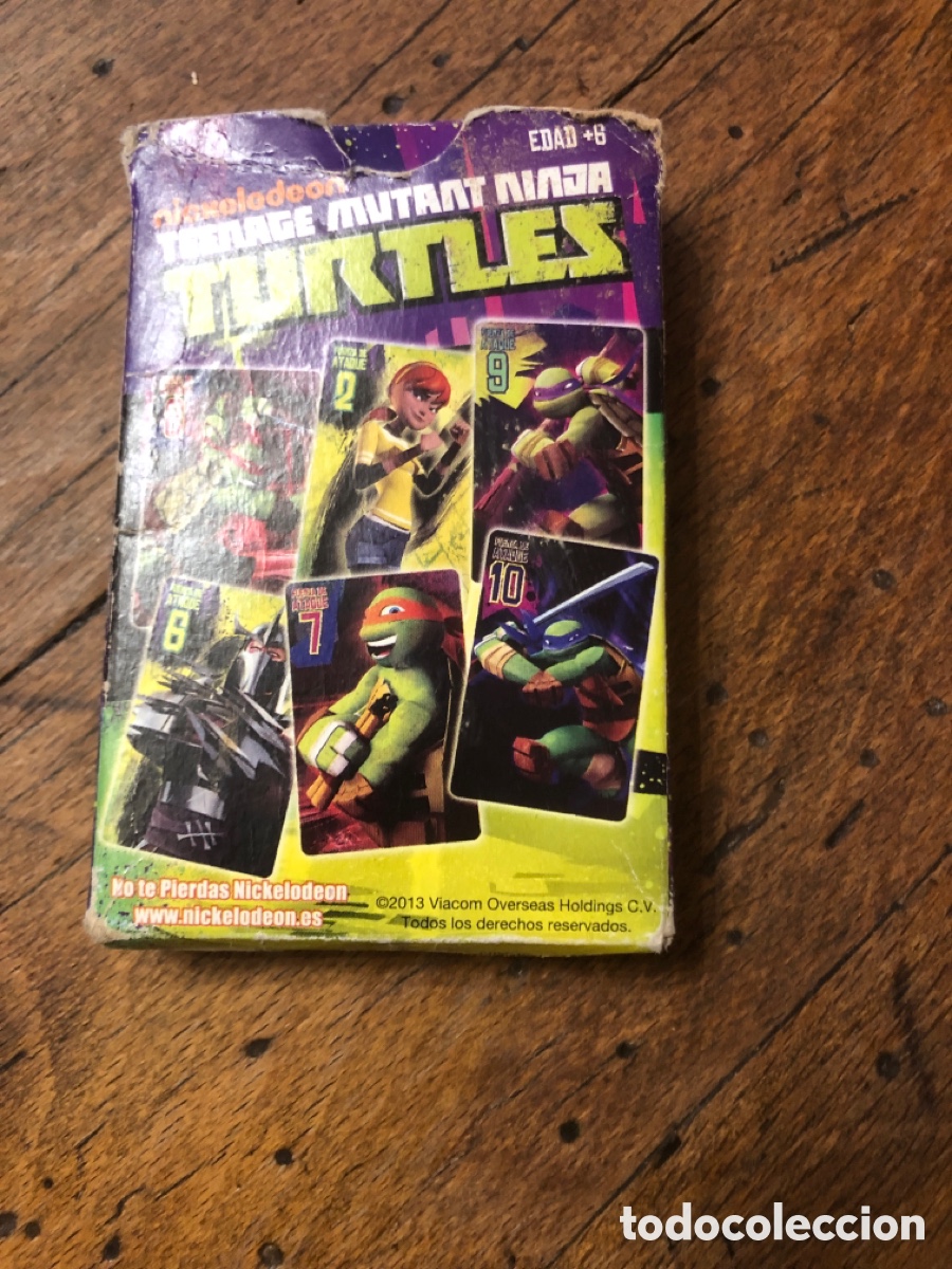 Barajas de cartas: Baraja nickelodeon turtles - Foto 3