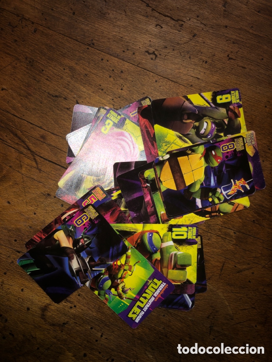 Barajas de cartas: Baraja nickelodeon turtles - Foto 1