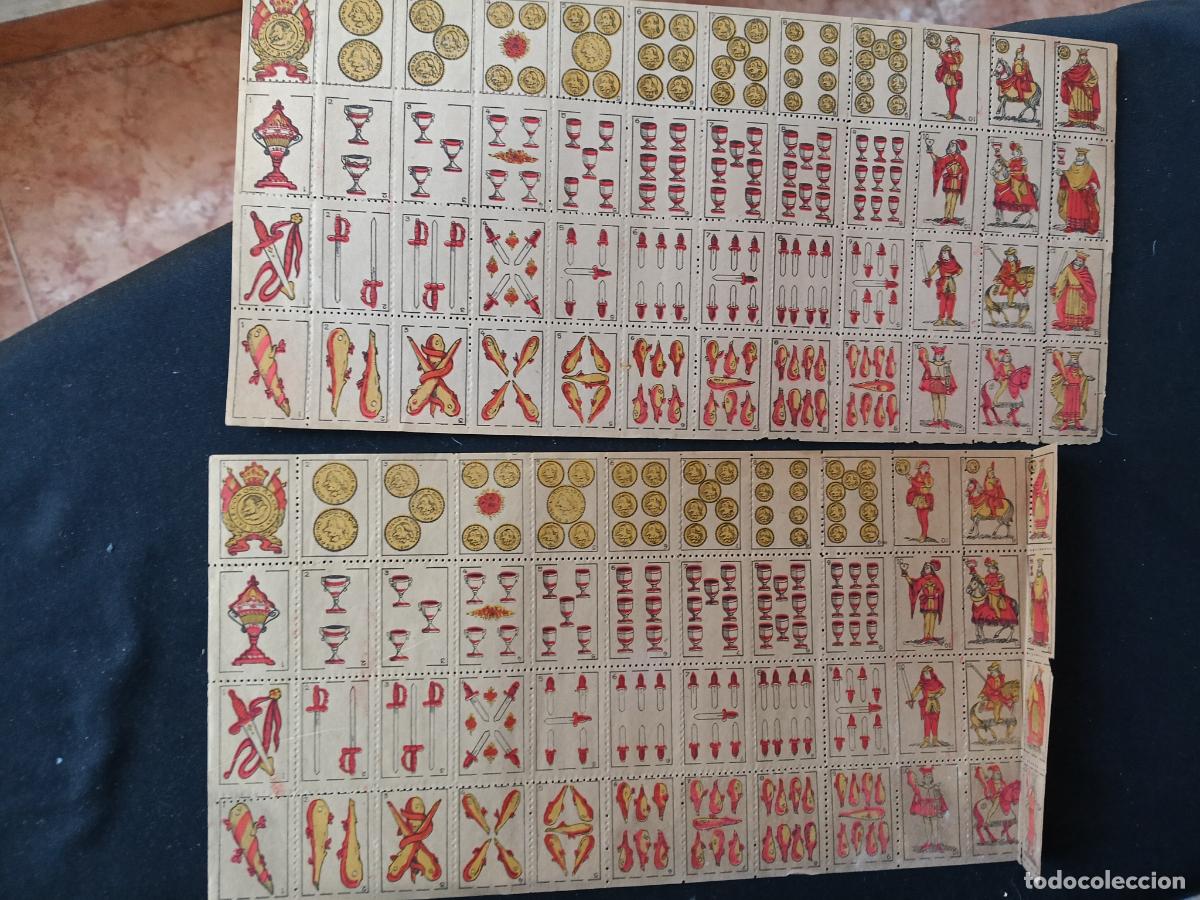 Barajas de cartas: 2 barajas infantiles de sorteos de feria. Postguerra - Foto 1