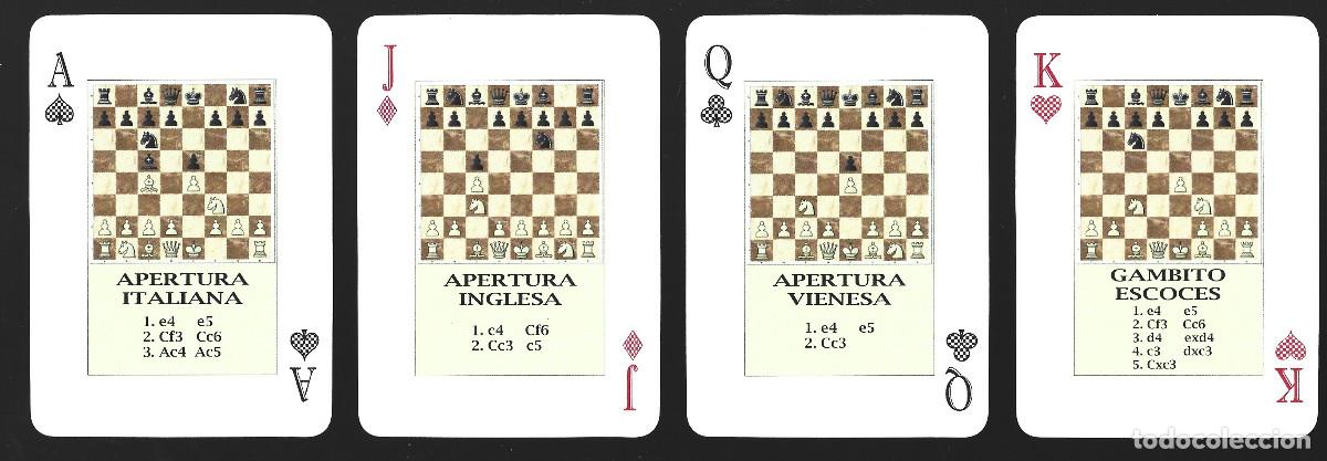 Barajas de cartas: LA BARAJA DEL AJEDREZ DE EDUARDO L&Oacute;PEZ - Foto 1