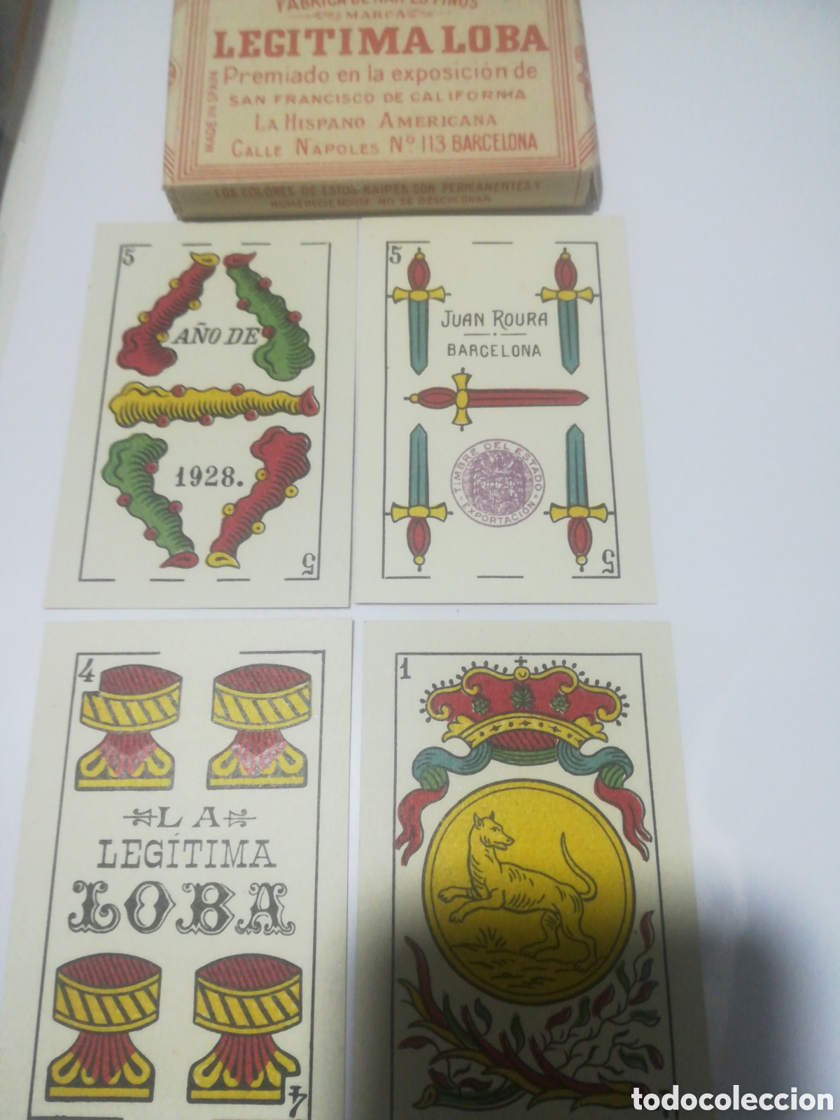 Barajas de cartas: Baraja Leg&iacute;tima Loba - Foto 1