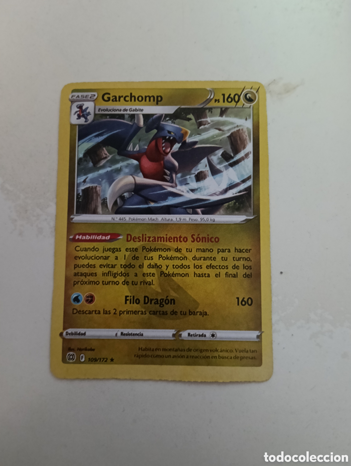Barajas de cartas: Carta Pok&eacute;mon Garchomp - Foto 1