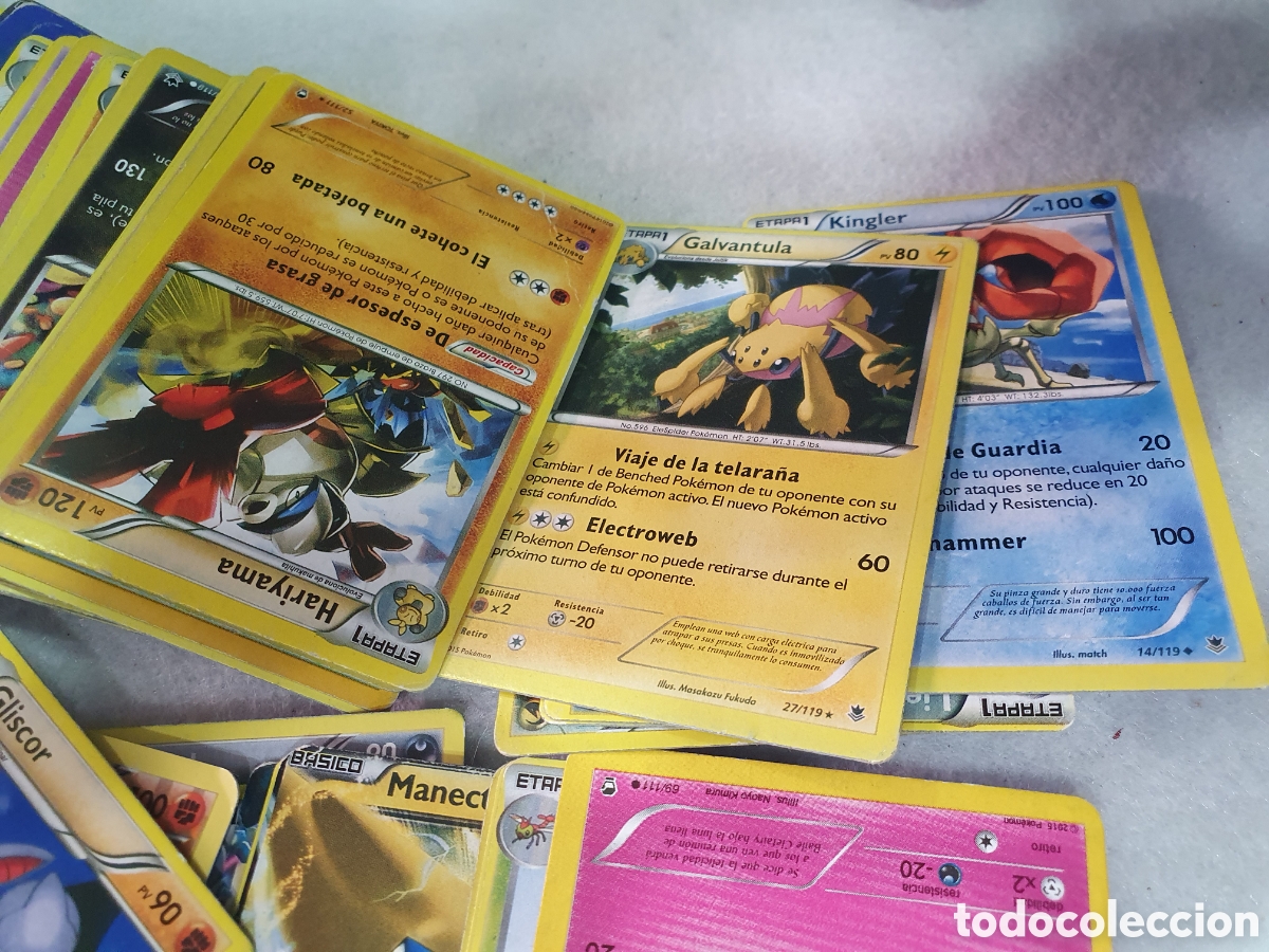 Barajas de cartas: Lote de cartas de Pokemon variadas. (L65) - Foto 4