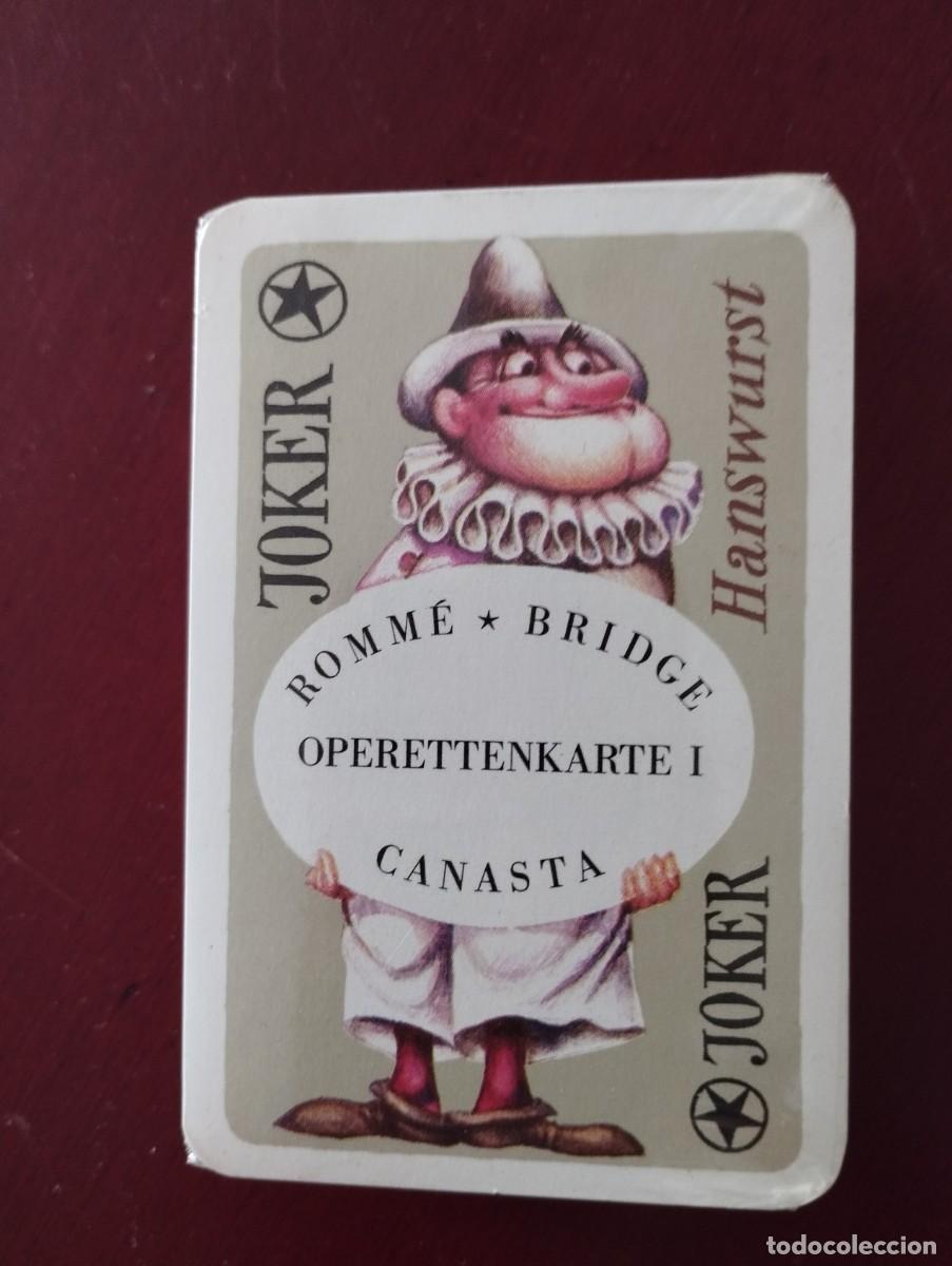 Barajas de cartas: BARAJA DE CARTAS JOKER CANASTA ROMME BRIDGE PRECINTADA