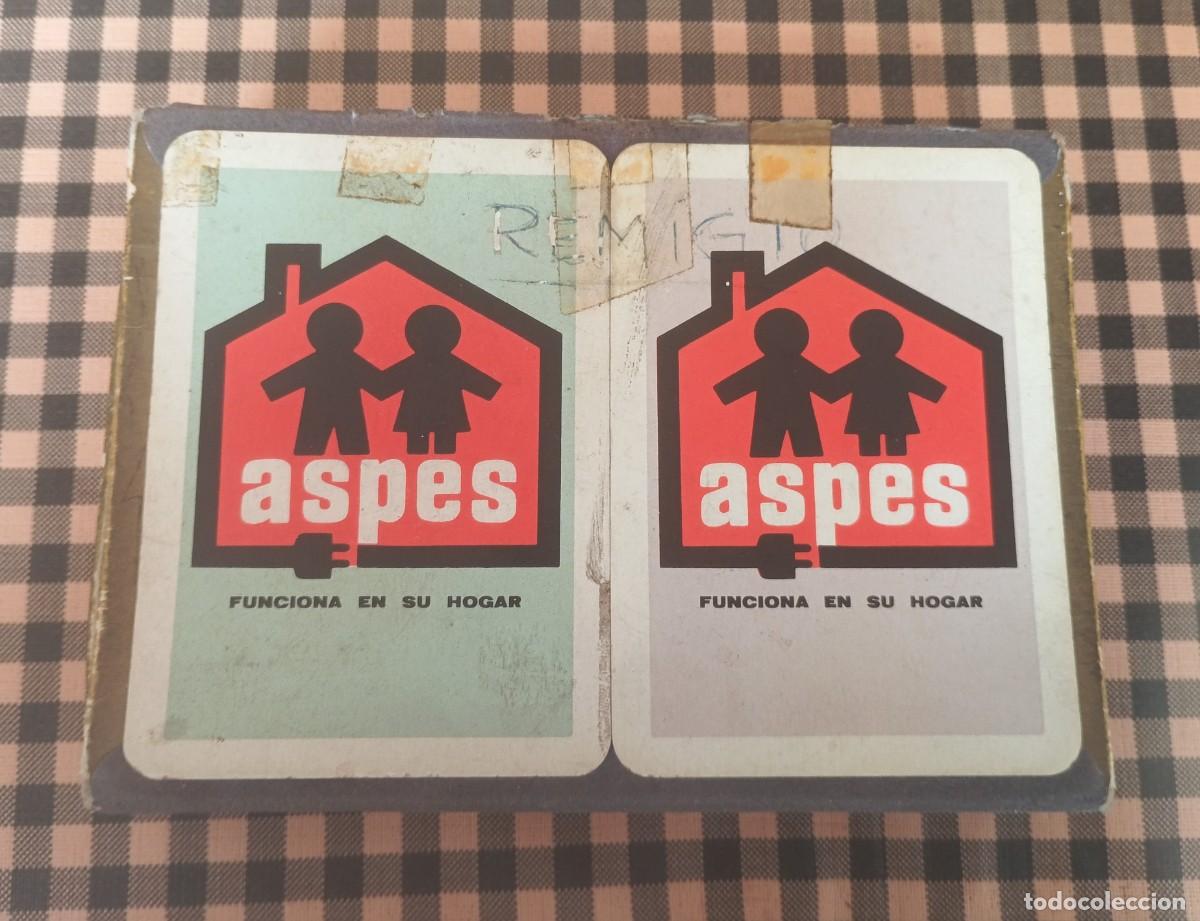 Barajas de cartas: Par de barajas de cartas publicitarias, Aspes - Foto 3
