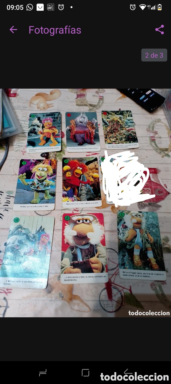 Barajas de cartas: baraja de cartas fraggles rock - Foto 3
