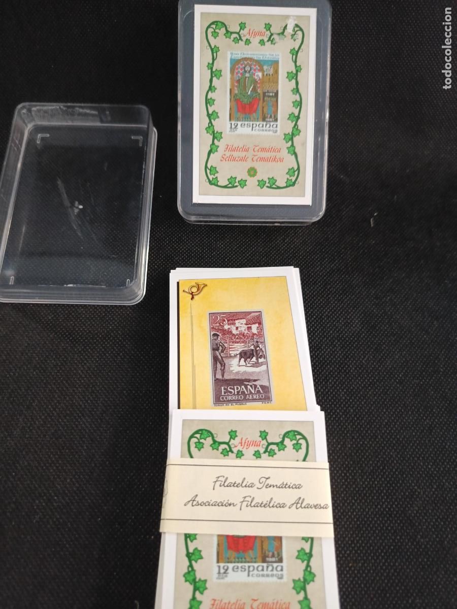 Barajas de cartas: Naipes baraja Asociacion Filatelicos Alava