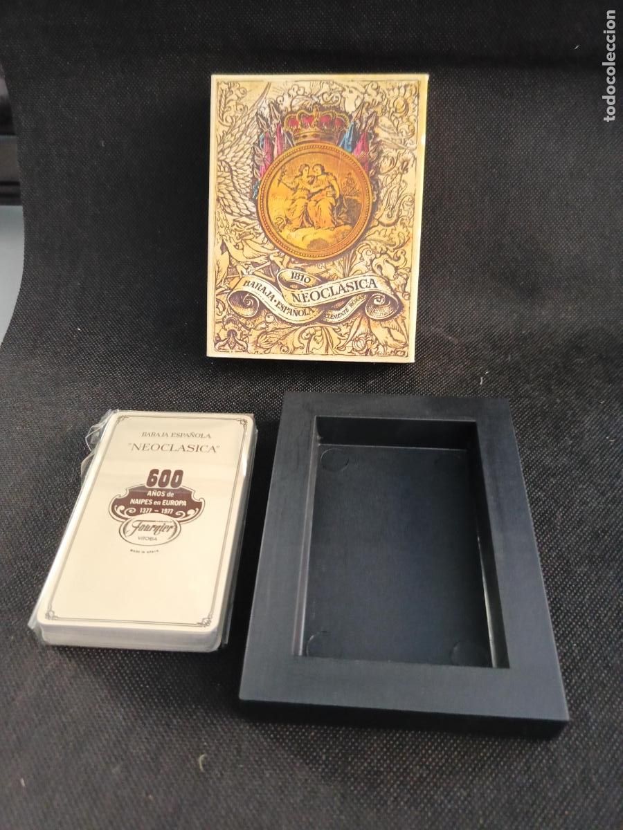Barajas de cartas: Naipes baraja neoclasica Fournier en estuche de lujo
