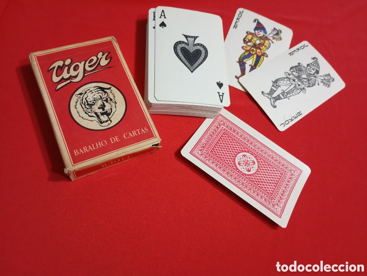 Barajas de cartas: Baraja Poker Tiger Baralho Cartas