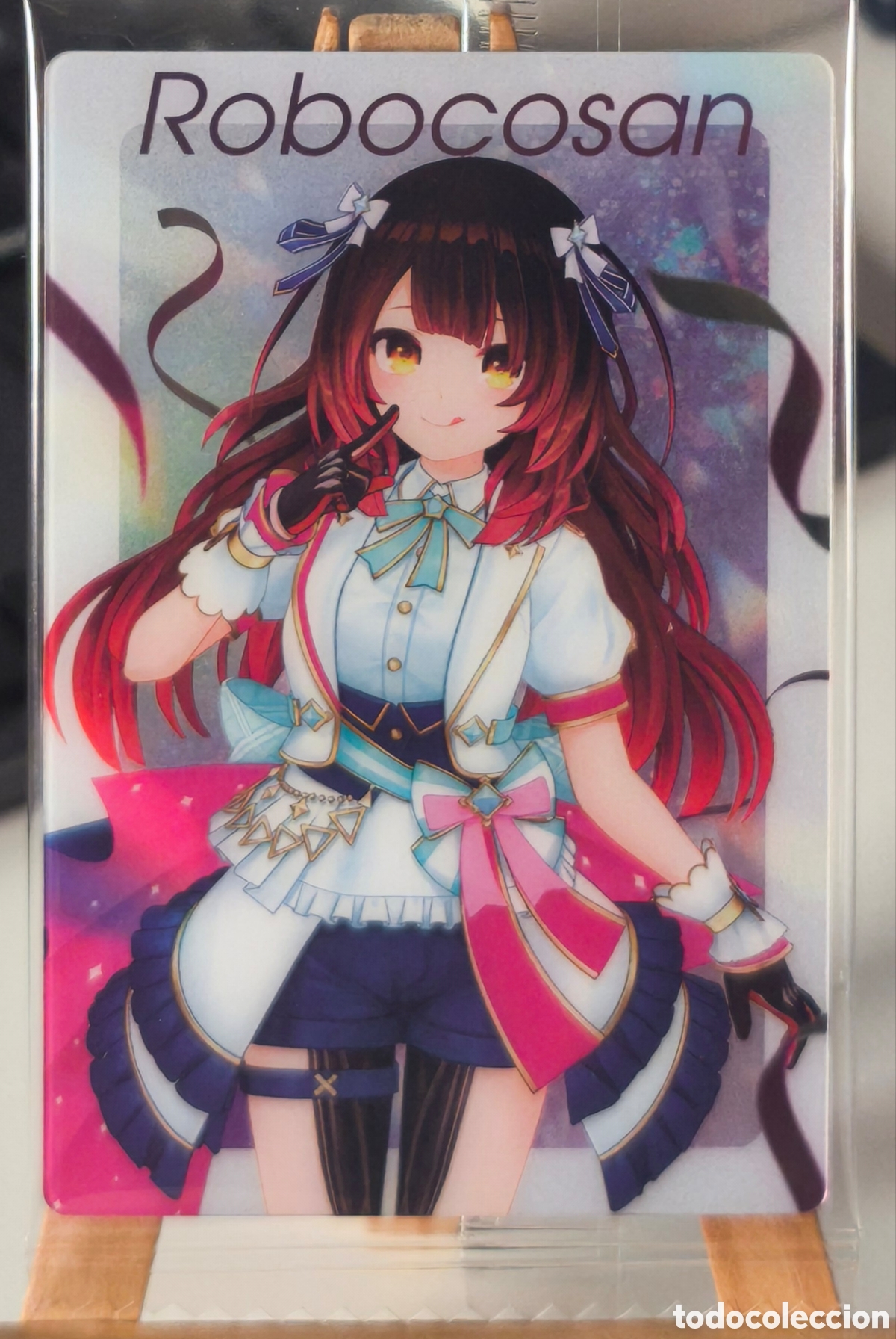 Barajas de cartas: Carta Met&aacute;lica Hololive Bandai Wafer Vol. 3 - Robocosan #02 - NM (Precintada)