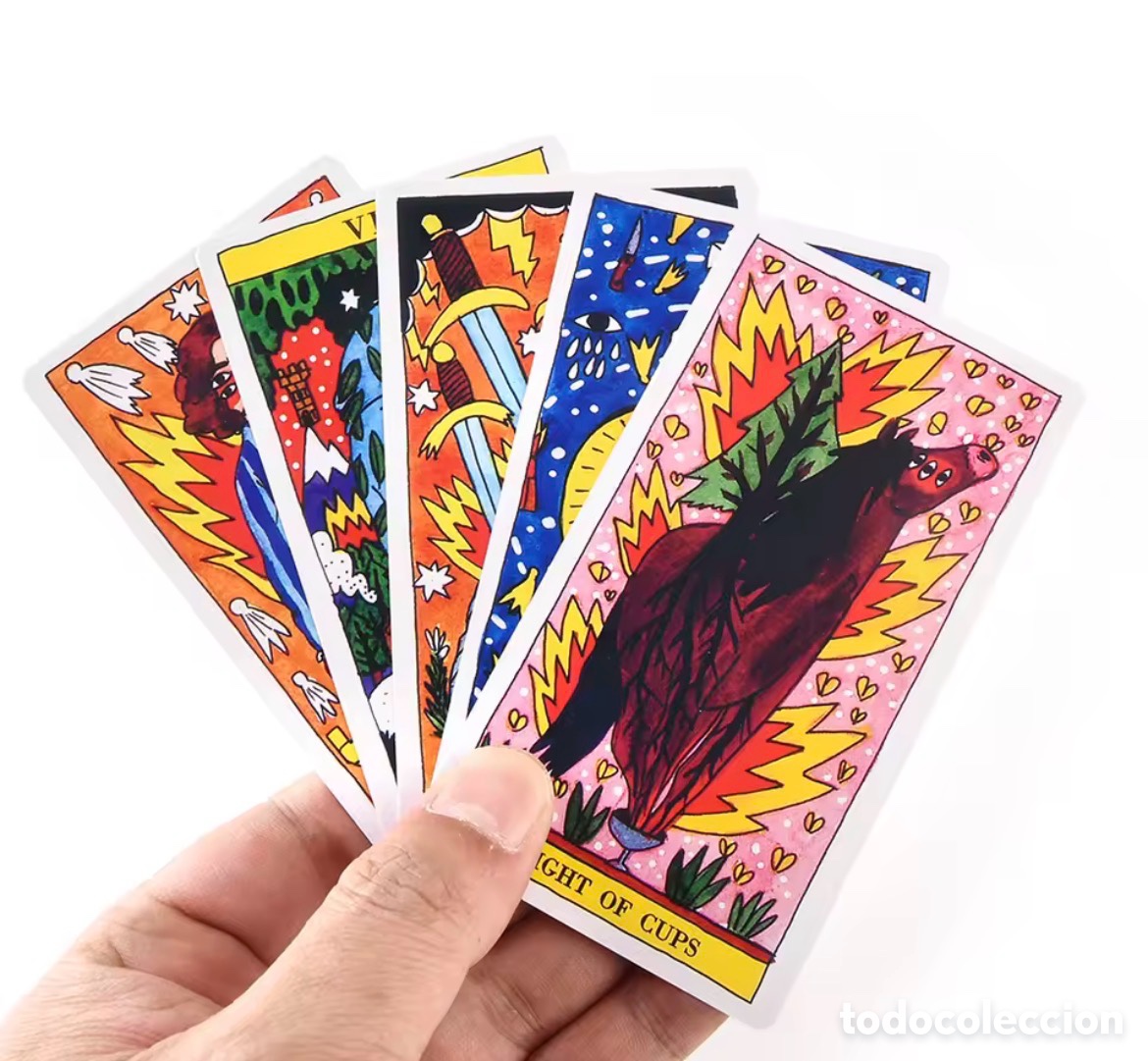 Barajas de cartas: Baraja cartas precintada tarot del fuego Ricardo cavolo, solo baraja (gu&iacute;a descargable a trav&eacute;s qr)