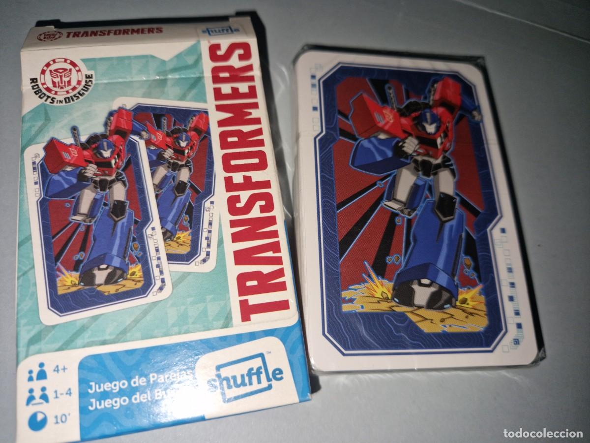 Barajas de cartas: TRANSFORMERS BARAJA JUEGO DE PAREJAS - Foto 1