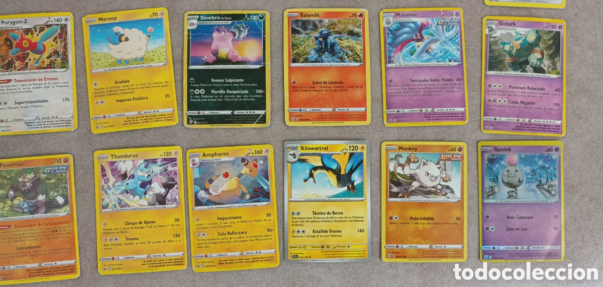 Barajas de cartas: Lote de 28 cartas POKEMON - Foto 3