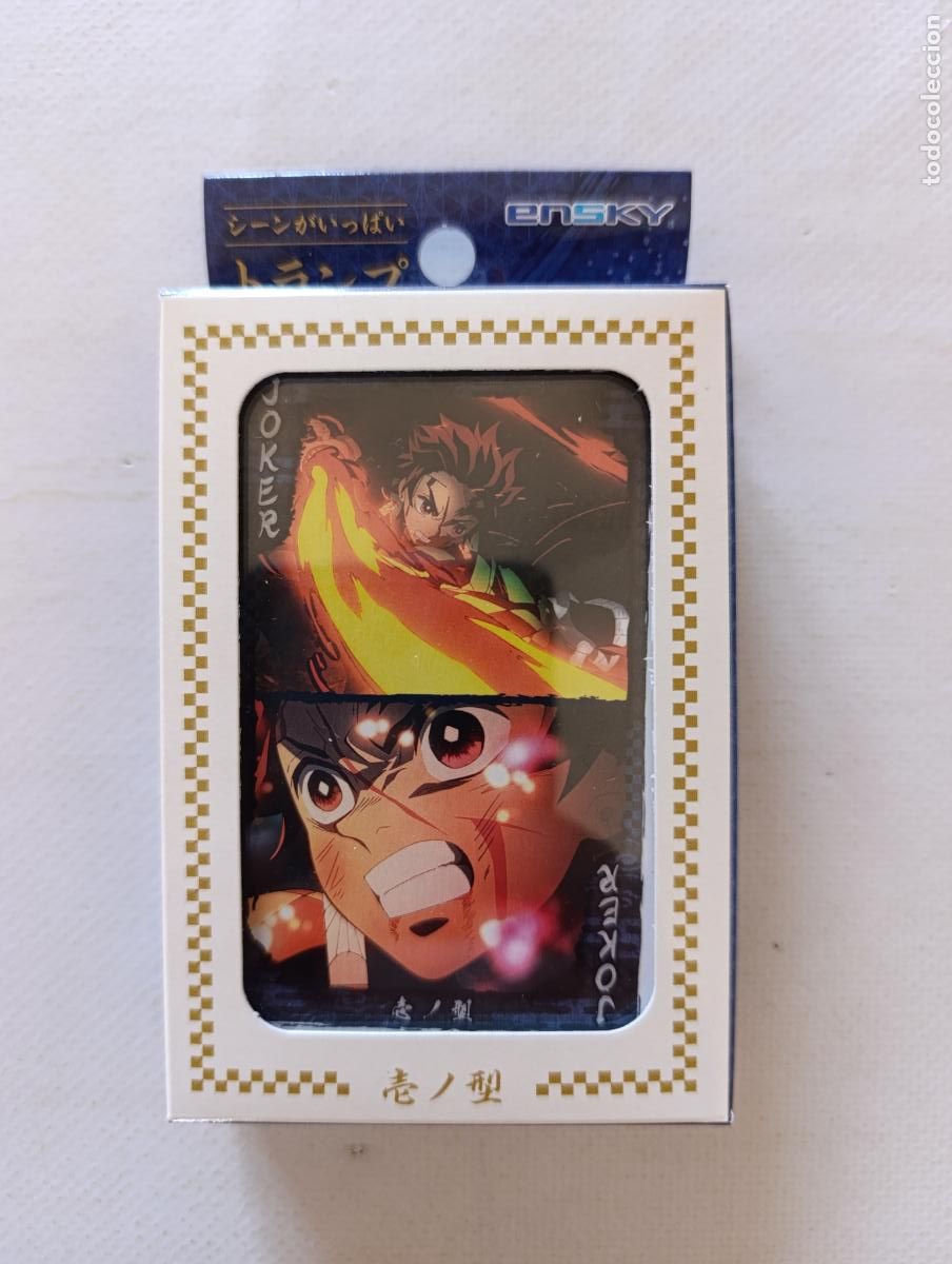Barajas de cartas: BARAJA DE CARTAS KIMETSU NO YAIBA / GUARDIANES DE LA NOCHE - ENSKY - NUEVO - PLAYING CARDS (340Bw)