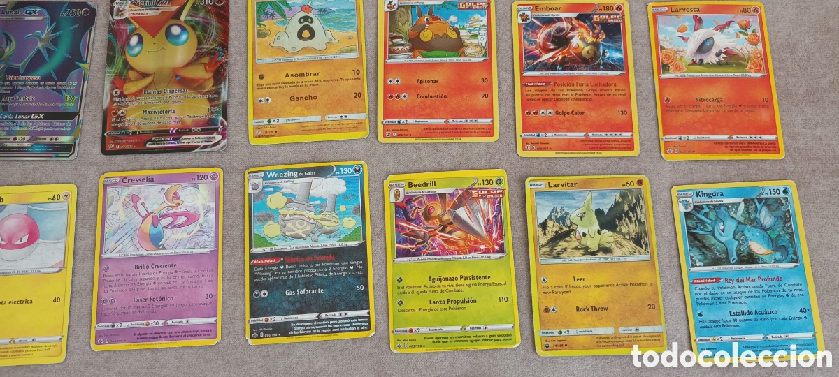 Barajas de cartas: Lote de 28 cartas POKEMON - Foto 3